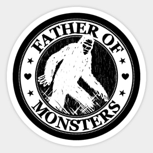 Bigfoot Father Of Monsters Sticker